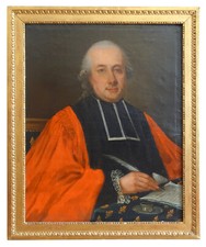 Portrait d'aristocrate magistrat - époque Louis XVI