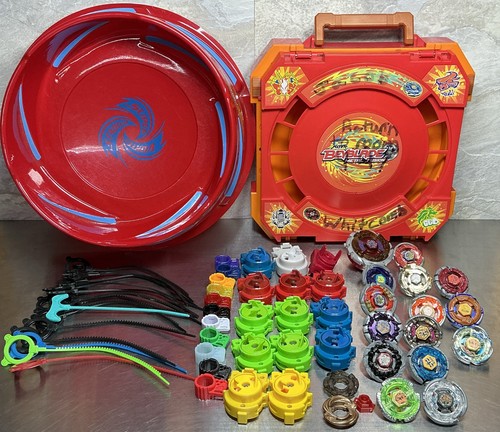 Large lot hasbro beyblade - lot,