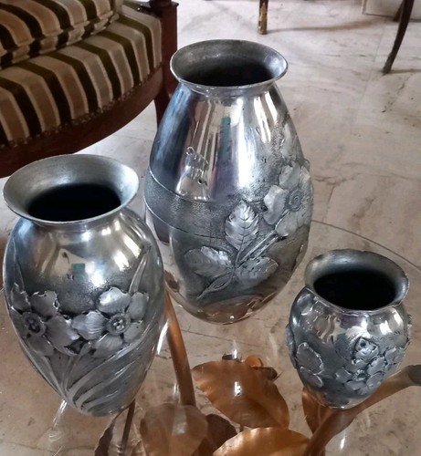 Suite vase étain à - suite, 3
