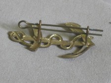 Insignes Attribut de casque colonial ancre  Mle 1886