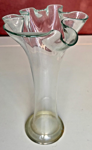 Vase verre transparent - vase, en