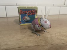 Lapin Sauteur « Jumping Rabbit » MS 083 Jouet Mécanique En Tôle Avec Sa Clé 