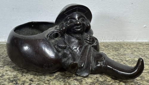Bronze japonais signé - ,