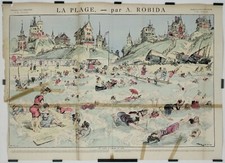 Robida Albert La plage à