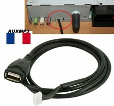 Cable USB autoRadio Peugeot 207 307 308 407 Citroen C2 C3 C4 RD9 RD43 RD45 NEUF