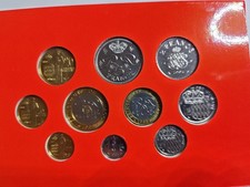 Coffret Francs BU Principauté de Monaco 1995 10 pièces.