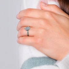 Bague diamant mariage platine