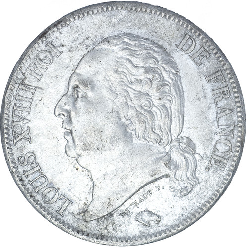 Louis xviii francs 1816 - louis,