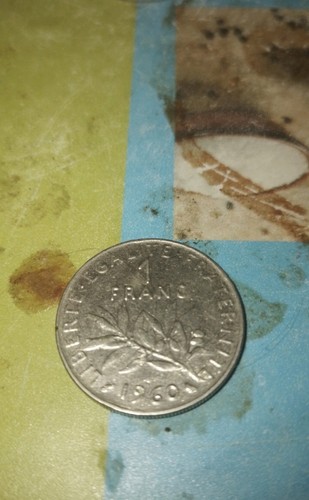 Pièce monnaie franc - monnaie, 1
