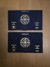  2 X coffrets fleurs de coins