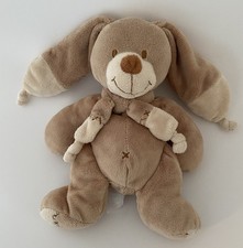 6348🌟20-30cm Doudou Peluche lapin Bastien Marron Beige Croix SIMBA TOYS NICOTOY