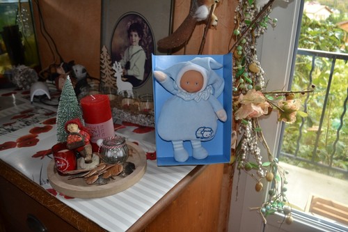 Doudou corolle neuf lutin ciel - doudou,