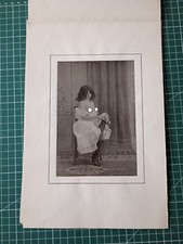 BG053 Photo de revue circa 1920 BE modèle féminin dentelles sous vêtements