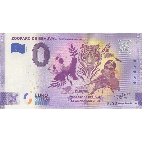 Billet souvenir zooparc - -,
