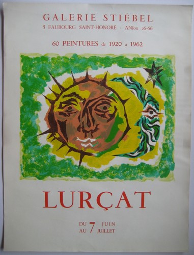 Lurcat jean ancienne - lurcat, affiche