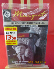 LES MEILLEURES ENQUETES en DVD N° 4- Maigret en vacances-Jean Richard- Neuf