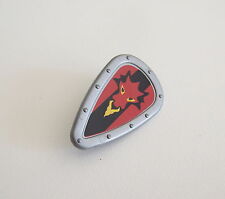 PLAYMOBIL (L618) MOYEN-AGE - Bouclier Gris Tête de Dragon Rouge Chevalier 3319