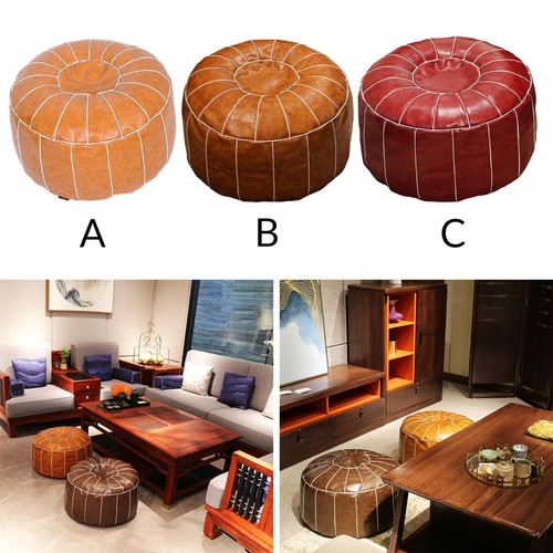 Housse pouf cuir poufs - de,
