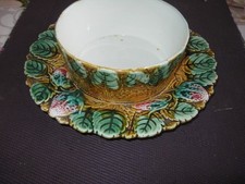 ancien confiturier en barbotine