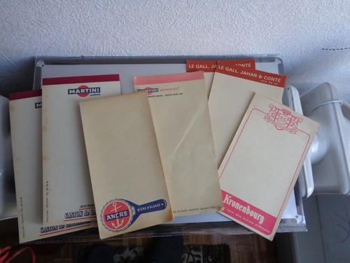 Lot ancien carnet publicitaire - lot,