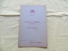 Tracteur MASSEY FERGUSON 835 DVE - manuel utilisation et entretien - 1959