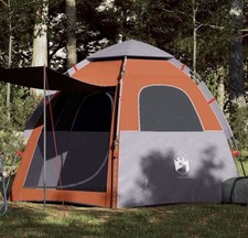 Tente De Camping Cabine 4 Personnes Imperméable Abri De Camping 260x217cm