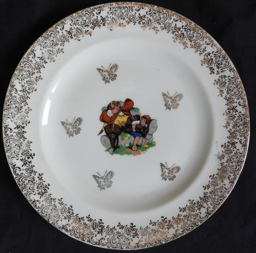 Assiette ancienne porcelaine