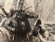 MARINE - LA FIN DU NAVIRE LE  MOUSQUET - FOUQUERAY - N° - 1920