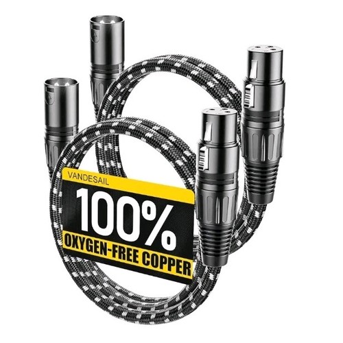 Xlr cables 3ft pack - xlr,