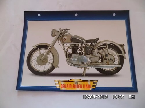 Carte fiche moto - fiche, a10