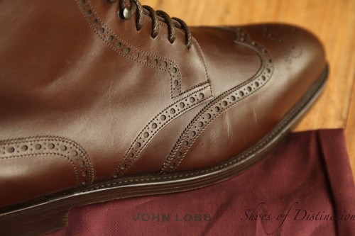 Chaussures bottes derby brogue