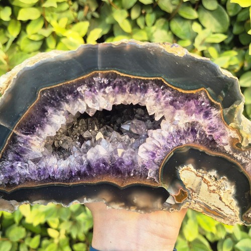 Géode agate améthyste - géode, d'agate/améthyste