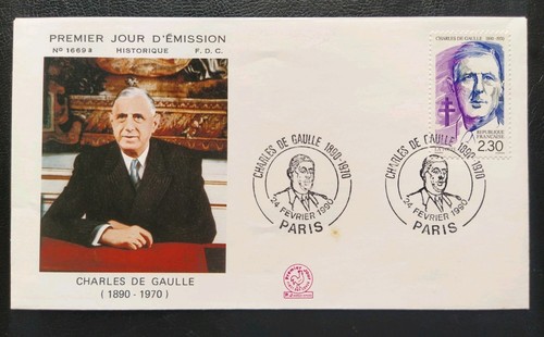 Enveloppe premier jour charles - enveloppe,