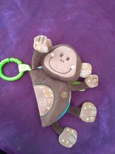 Doudou livre eveil singe - livre,