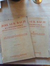 Livres De Partitions Pour Piano J.S BACH debut XXème