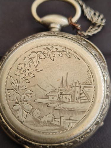 Montre gousset argent 19eme - a,