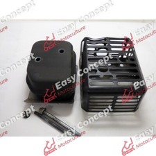 ECHAPPEMENT+GRILLE MOTEUR LONCIN AT65 (2) - MOTEUR LONCIN AT65 (2)