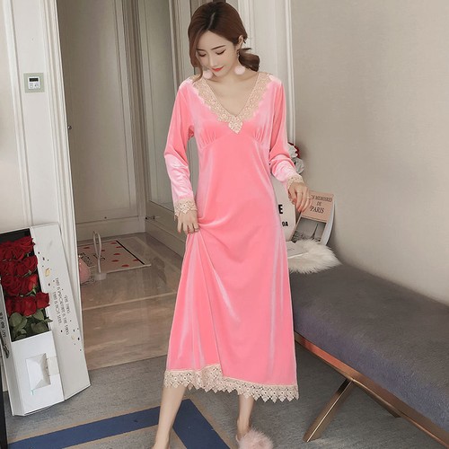 Lady velvet sleepwear midi - lady,