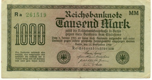 Allemagne germany 1000 - germany, m