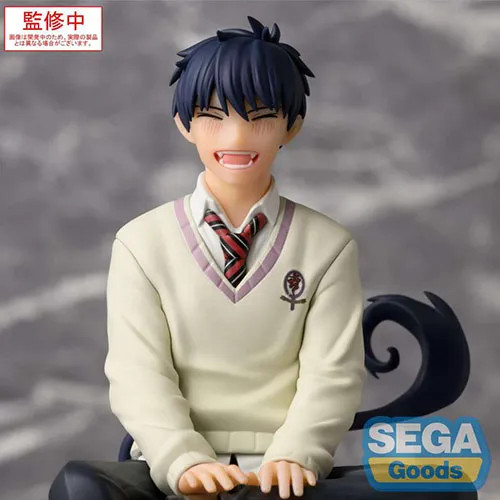 Blue exorcist figurine - blue,