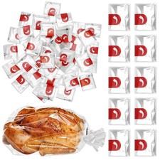 Lot de 50 sacs pour four à dinde pour rôtir four micro-ondes sac de cuisson p...