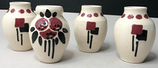 quatre VASES DLG S LARRIEU art déco contemporain vase ancien vintage antique µ