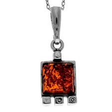 925 Argent Sterling & Ambre