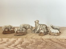 Ensemble de 7 Santons anciens