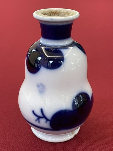 Vase soliflore ancien peint - soliflore,