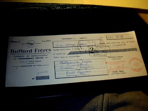 Facture lettre change - lettre, de