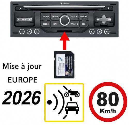 Carte gps europe - carte, sd