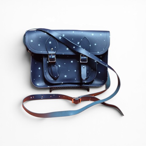 Navy blue celestial stars - blue,