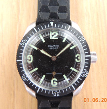 MONTRE  DE  PLONGÉ  DAVATO   REMONTAGE MANUEL NE FONCTIONNE  PAS A REVISER