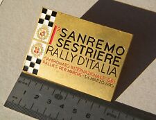 1er Rallye SANREMO SESTRIERE